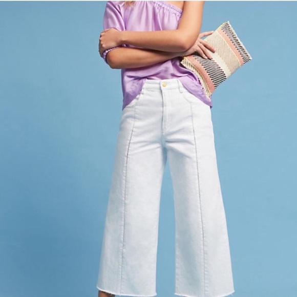 Anthropologie Maeve  purple one shoulder top - Picture 2 of 6